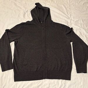 Men's Banana Republic Charcoal Grey Hoodie Sweater